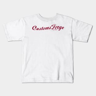 CustomsForge old-timey logo Kids T-Shirt